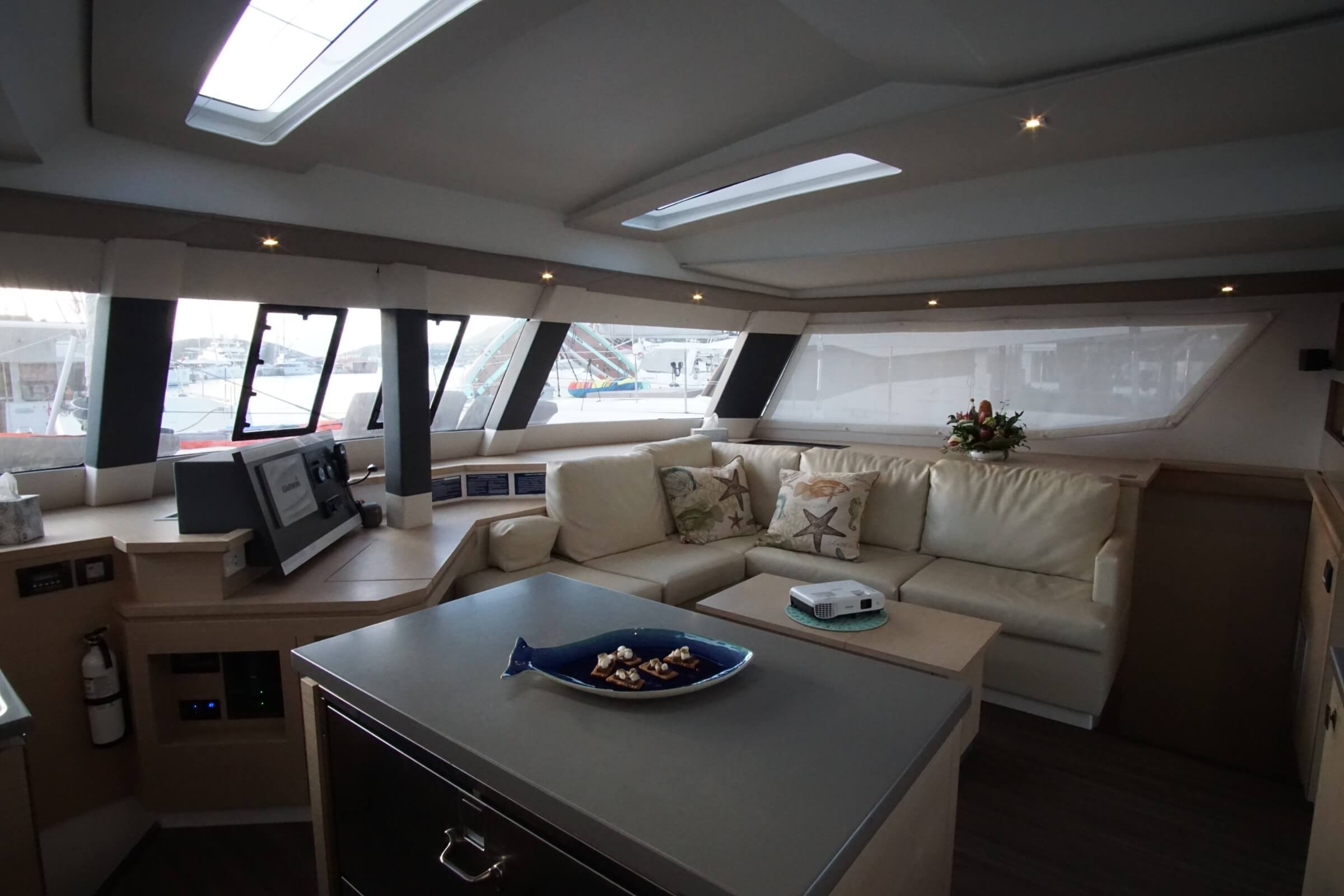Used Sail Catamaran for Sale 2017 Saba 50 Layout & Accommodations